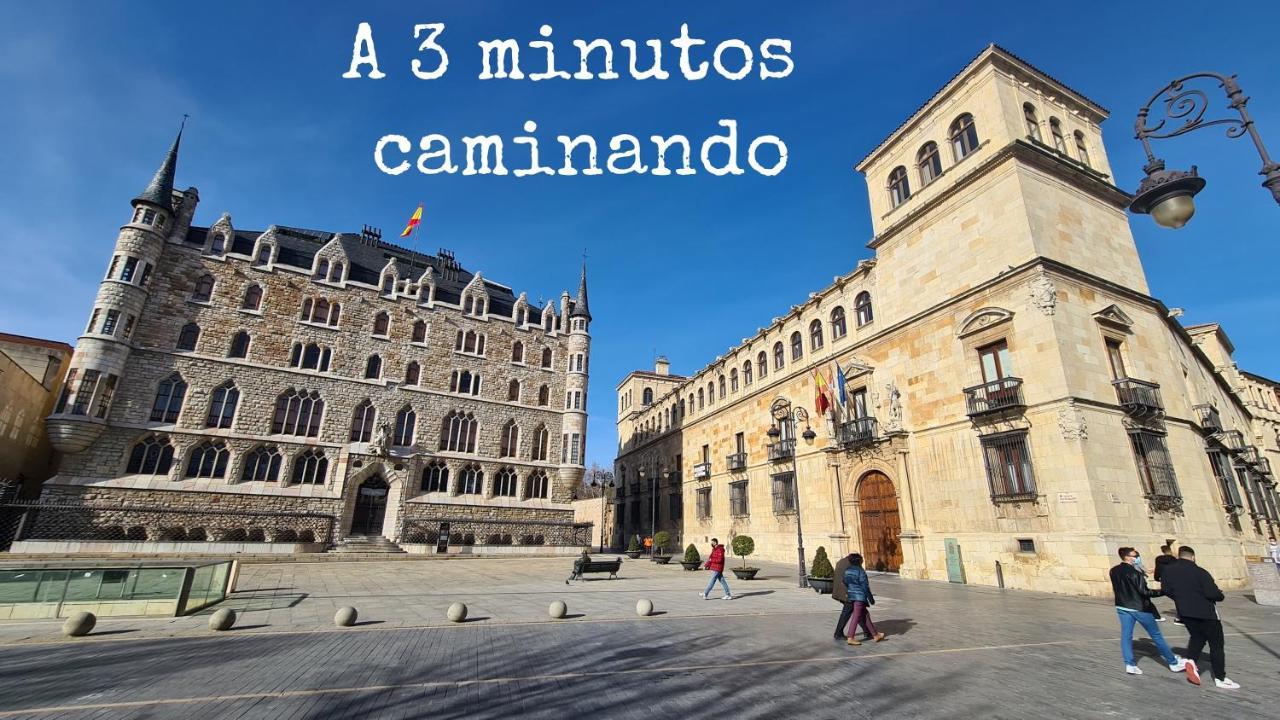 דירות לאון Www Sanmartinplaza Es En El Corazon Del Casco Historico מראה חיצוני תמונה